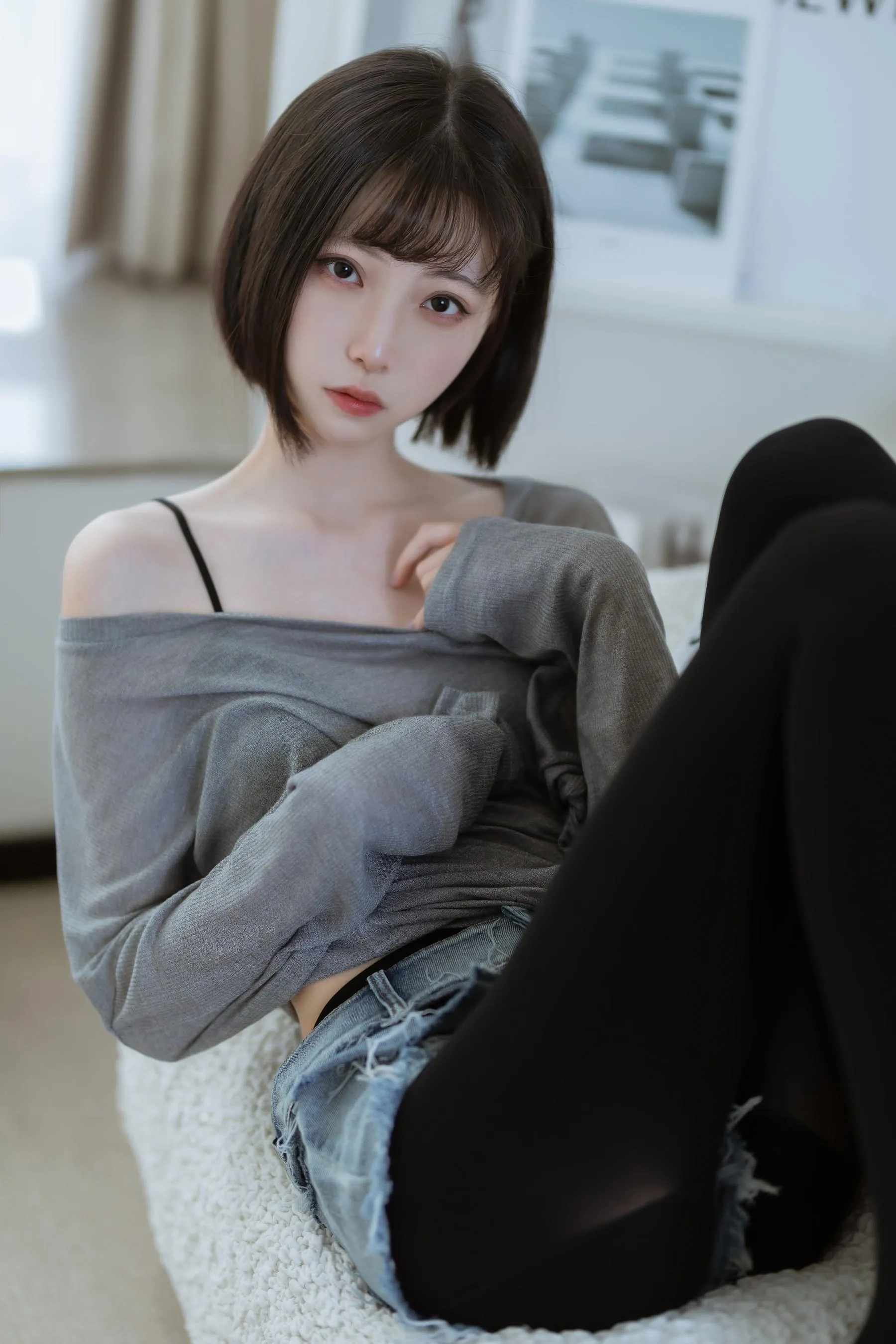 许岚LAN – NO.27 半透毛衣 [41P]插图8